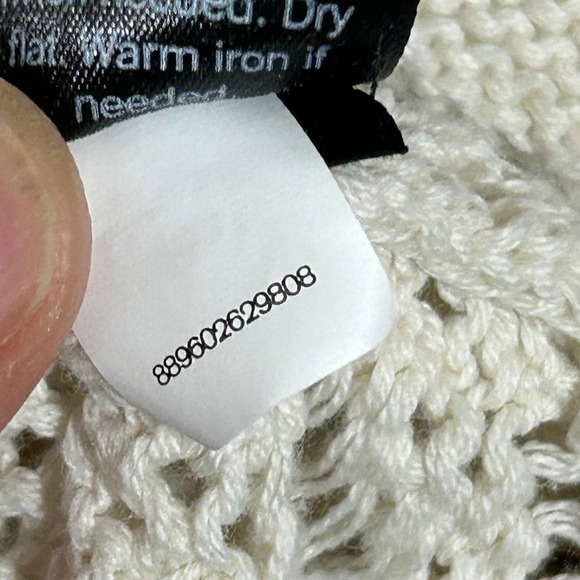 Simply Vera Women's Medium Cotton Crewneck Sweater Vera Wang - Picture 10 of 10